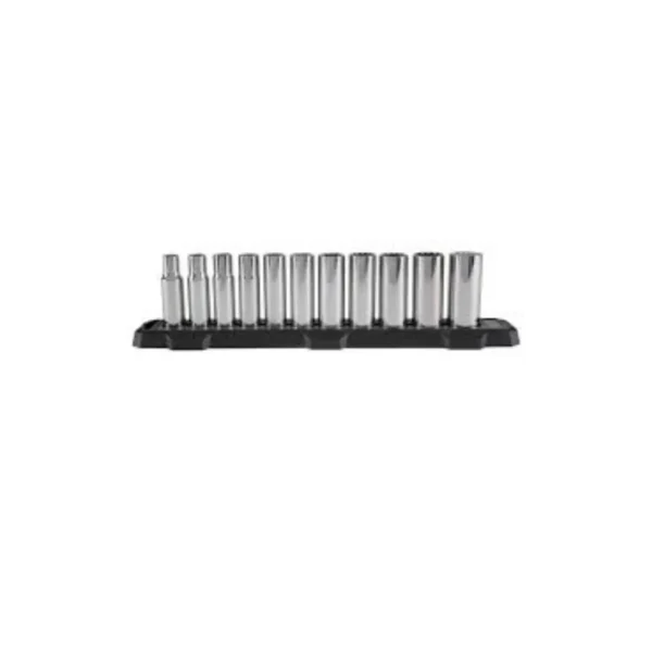 1/2-In Drive Sae 12 Point Deep Socket Set (11 Pc)