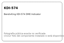 BendixKing KDI-574 DME Indicator