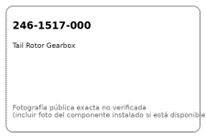 Tail Rotor Gearbox